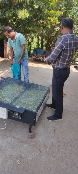 Rudra Solar Energy solar dryer installation in Gujarat, India