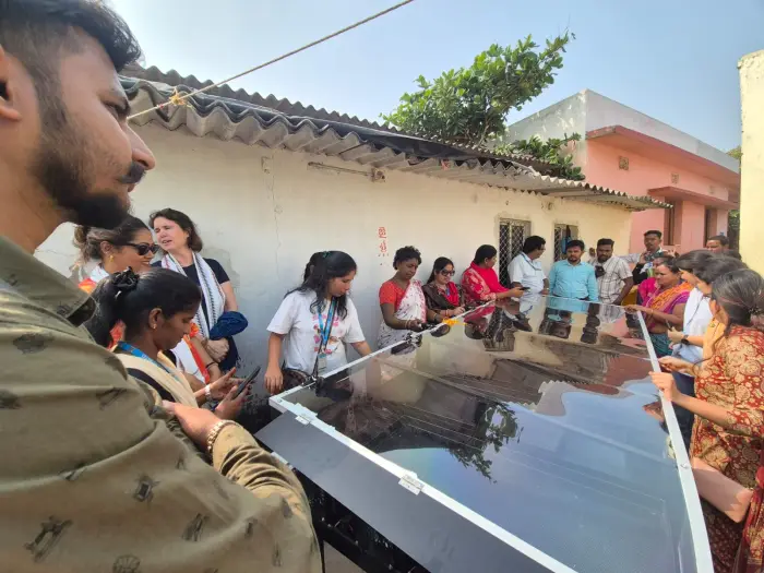 Rudra Solar Energy solar dryer installation in Karnataka, India