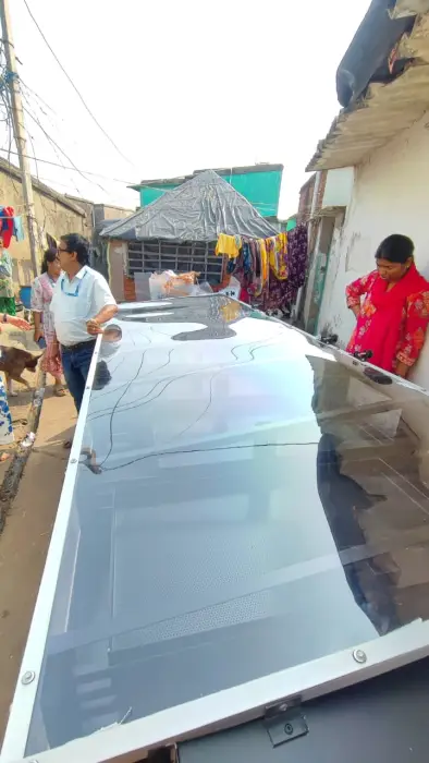 Rudra Solar Energy solar dryer installation in Karnataka, India