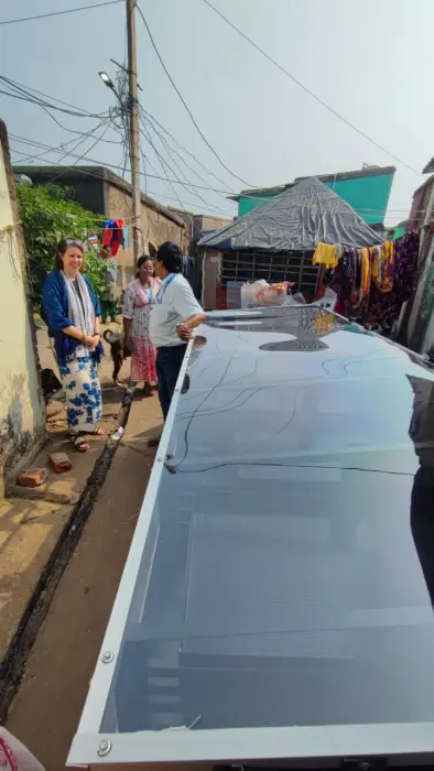 Rudra Solar Energy solar dryer installation in Karnataka, India