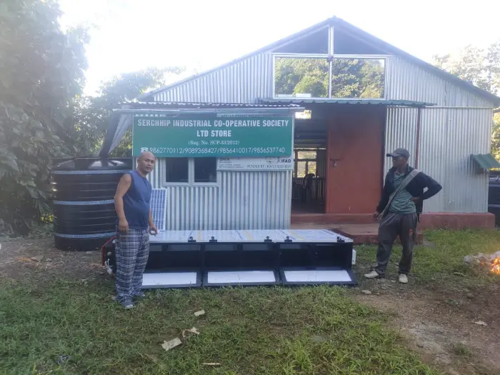 Rudra Solar Energy solar dryer installation in Karnataka, India