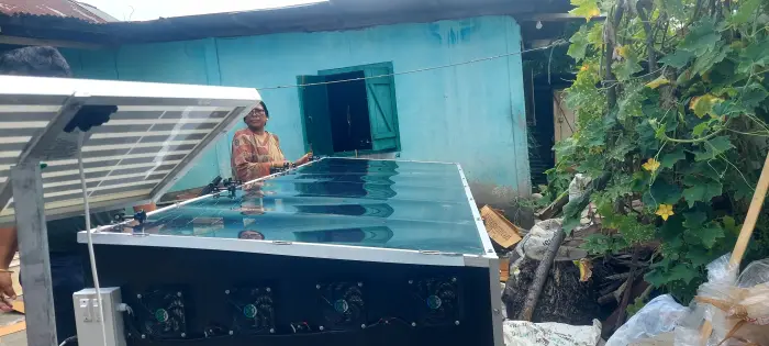 Rudra Solar Energy solar dryer installation in Meghalaya, India