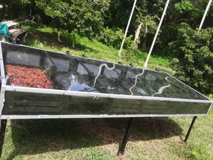 Rudra Solar Energy solar dryer installation in Meghalaya, India