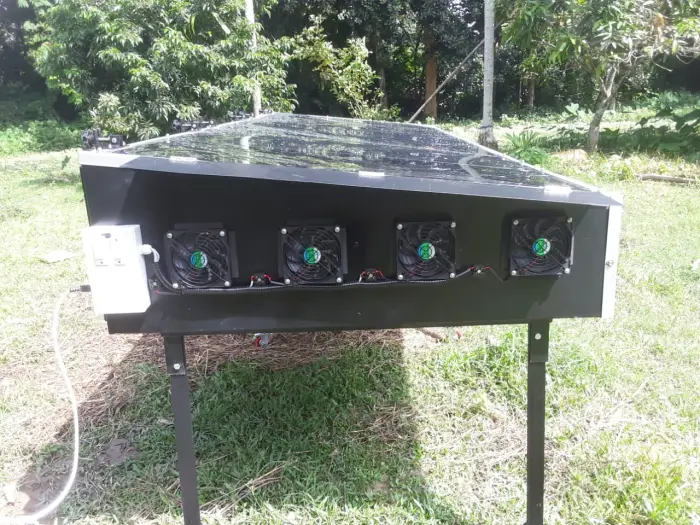 Rudra Solar Energy solar dryer installation in Meghalaya, India