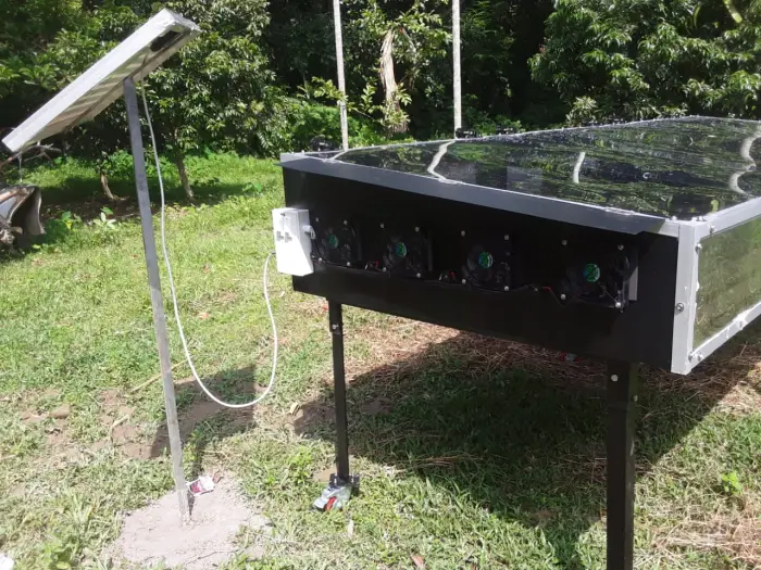 Rudra Solar Energy solar dryer installation in Meghalaya, India