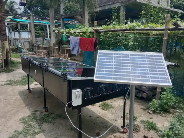 Rudra Solar Energy solar dryer installation in Meghalaya, India