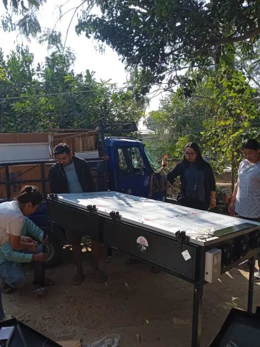 Rudra Solar Energy solar dryer installation in Nagaland, India