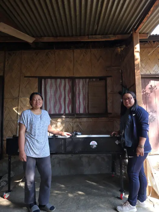 Rudra Solar Energy solar dryer installation in Nagaland, India