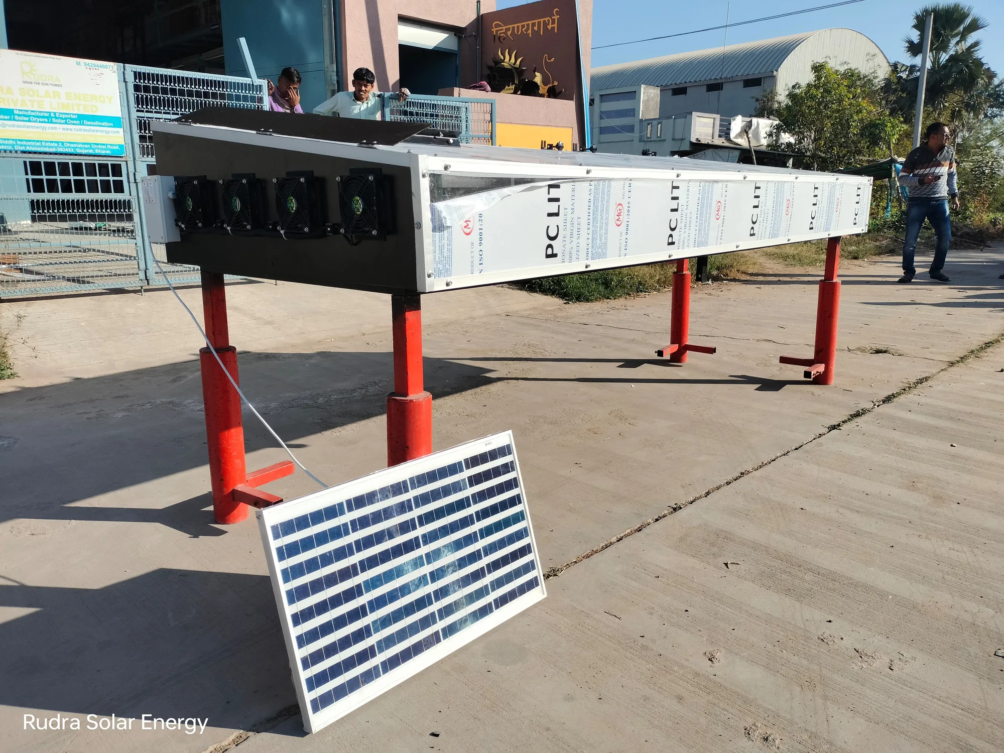 Solar drying at zero fuel cost
