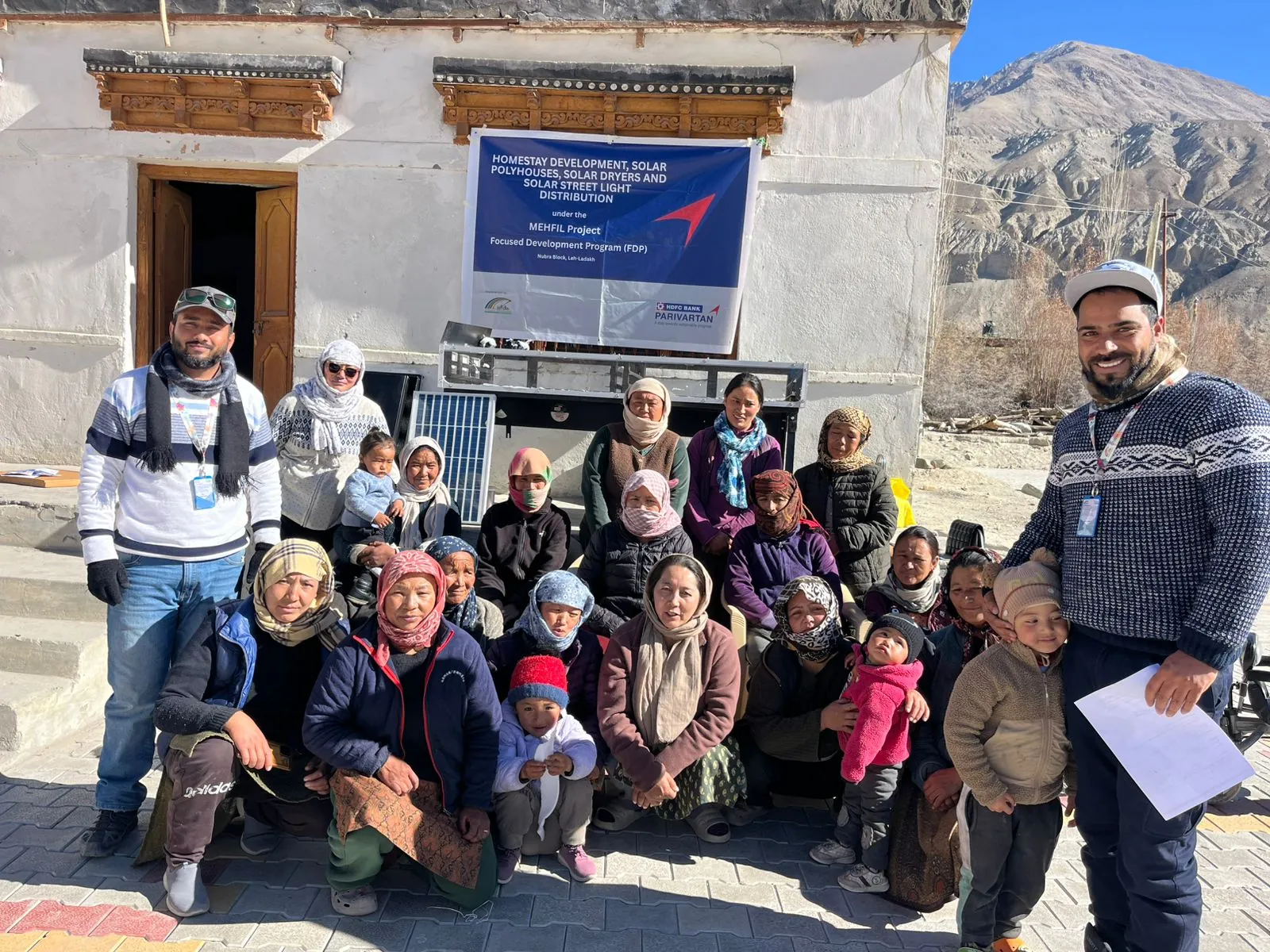 Solar installations in Ladakh