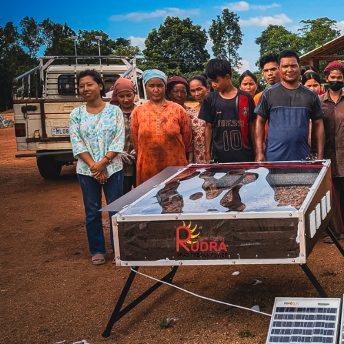 Solar Flower Dryer